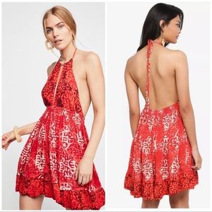 FREE PEOPLE BEACH DAY MINI DRESS